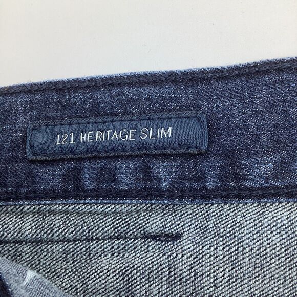 Lucky Brand Mens 121 Heritage Slim Jeans Size 38 x 34 (Actual 38 x 33) - Picture 8 of 10